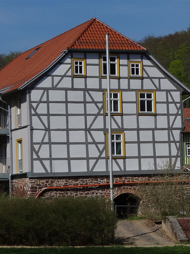Giebelansicht Naturparkverwaltung Südharz in Harztor OT Neustadt