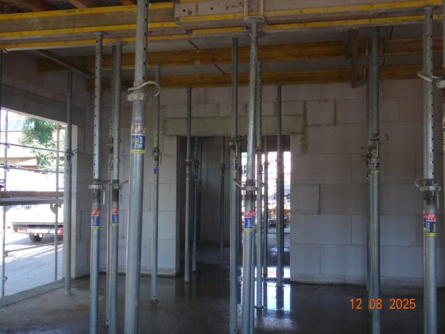 Tag 69_Diakonie Günzerode_Rohbau_Abstützung Decke